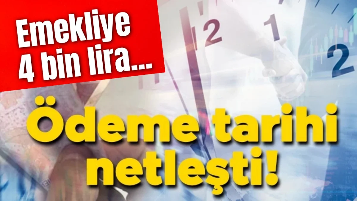 Emekliler İçin Ödeme Takvimi Netleşiyor! 4 Bin TL İkramiye Detayı - Ekonomi Haberleri