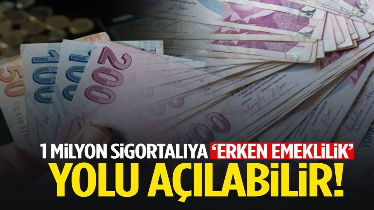 Erken Emeklilikte Büyük Gelişme! 1 Milyon Kişi İçin 5 Yıl Detayı