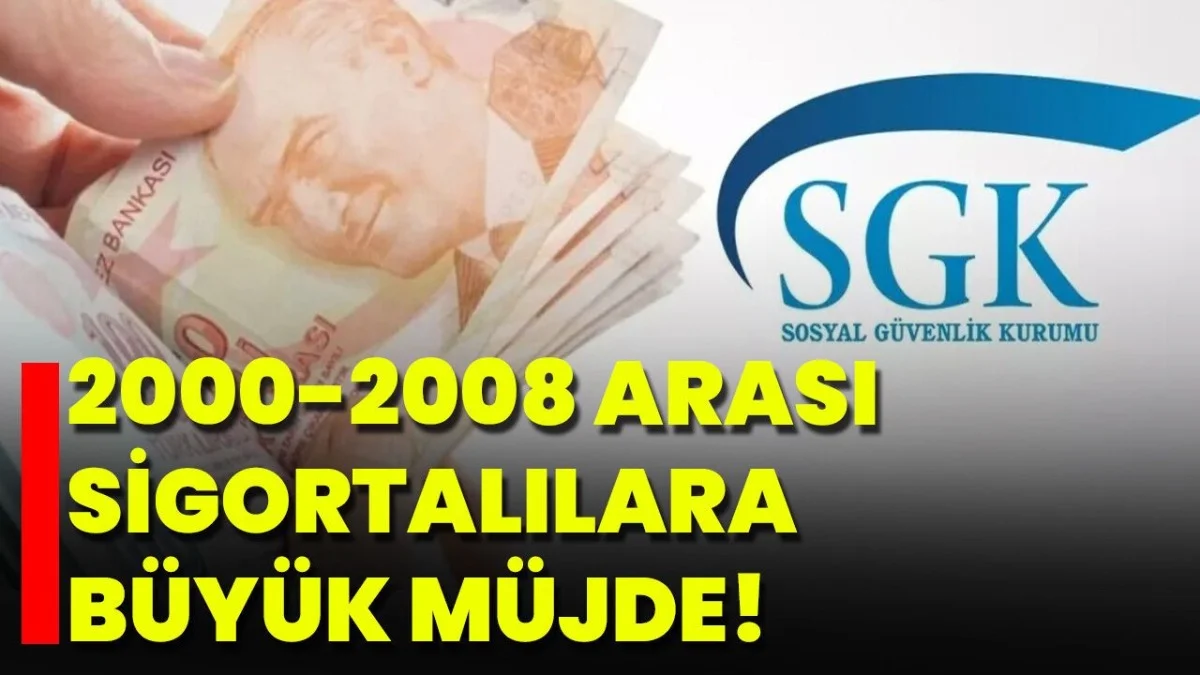 Milyonları İlgilendiriyor! 2000–2008 Sigorta Girişi Olanlara Yeni Emeklilik Hesabı - Ekonomi Haberleri
